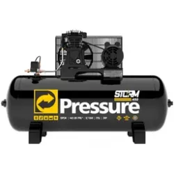 Compressor de Ar Storm 450 175L 3HP 15 PCM 140 PSI para Ferramentas Pneumáticas 110/220V Monofásico PRESSURE-8975703012 Compressor de Ar Storm 450 175L 3HP 15 PCM 140 PSI para Ferramentas Pneumáticas 110/220V Monofásico PRESSURE-8975703012