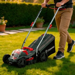 Cortador de Grama a Bateria Sterwins 18VLM2-33P 18V Bivolt Corte de 33cm e Recolhedor de Grama Cortador de Grama a Bateria Sterwins 18VLM2-33P 18V Bivolt Corte de 33cm e Recolhedor de Grama