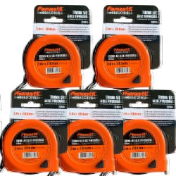Kit 5 Trena De Alta Precisão Famastil 5mx19mm 0 (0) Kit 5 Trena De Alta Precisão Famastil 5mx19mm 0 (0)